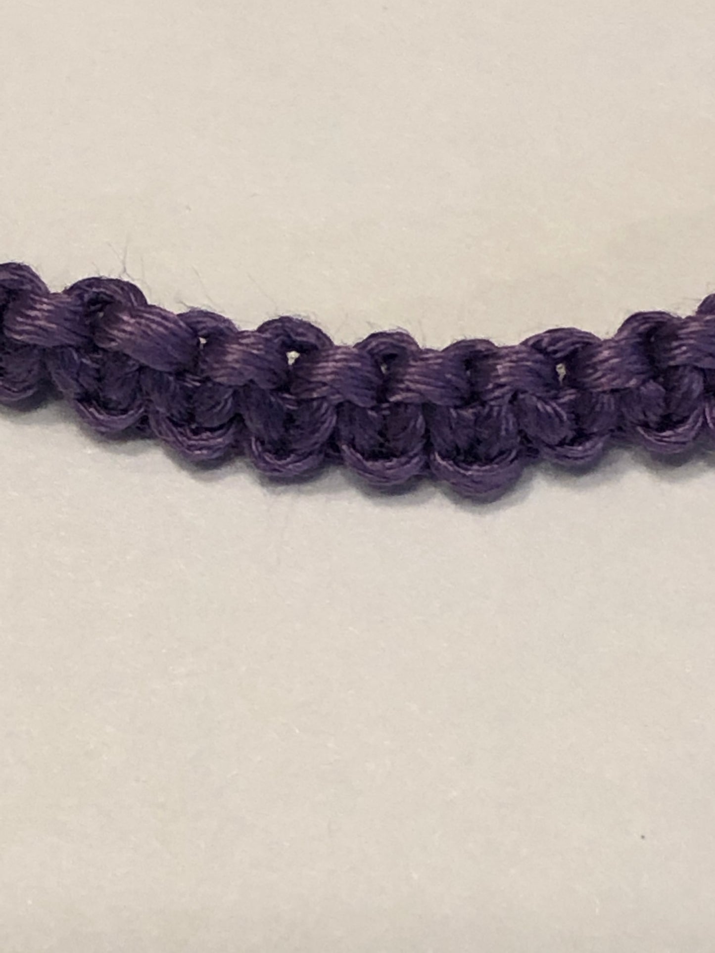 Purple Bamboo Cord Bracelet